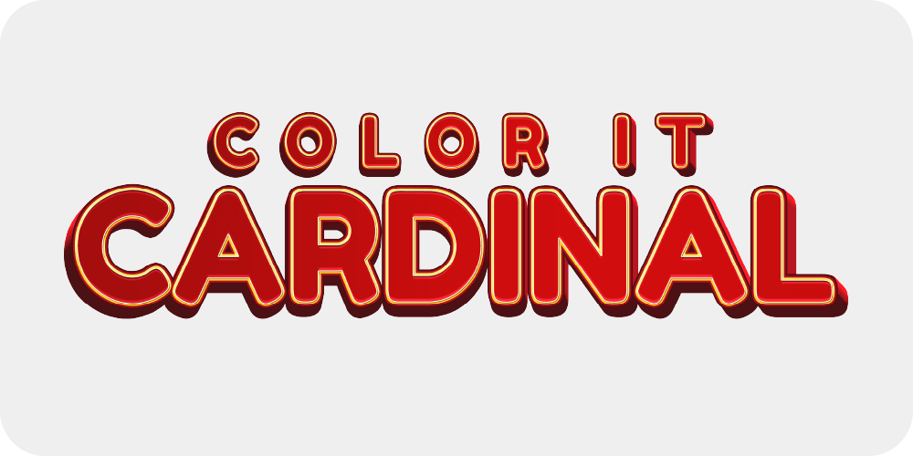 Color It Cardinal from $5 Only